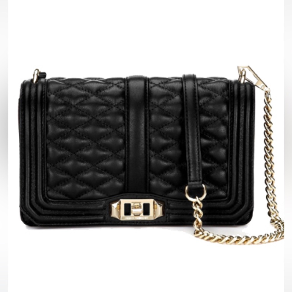 Quilted Rebecca Minkoff Love Crossbody (Like New!)